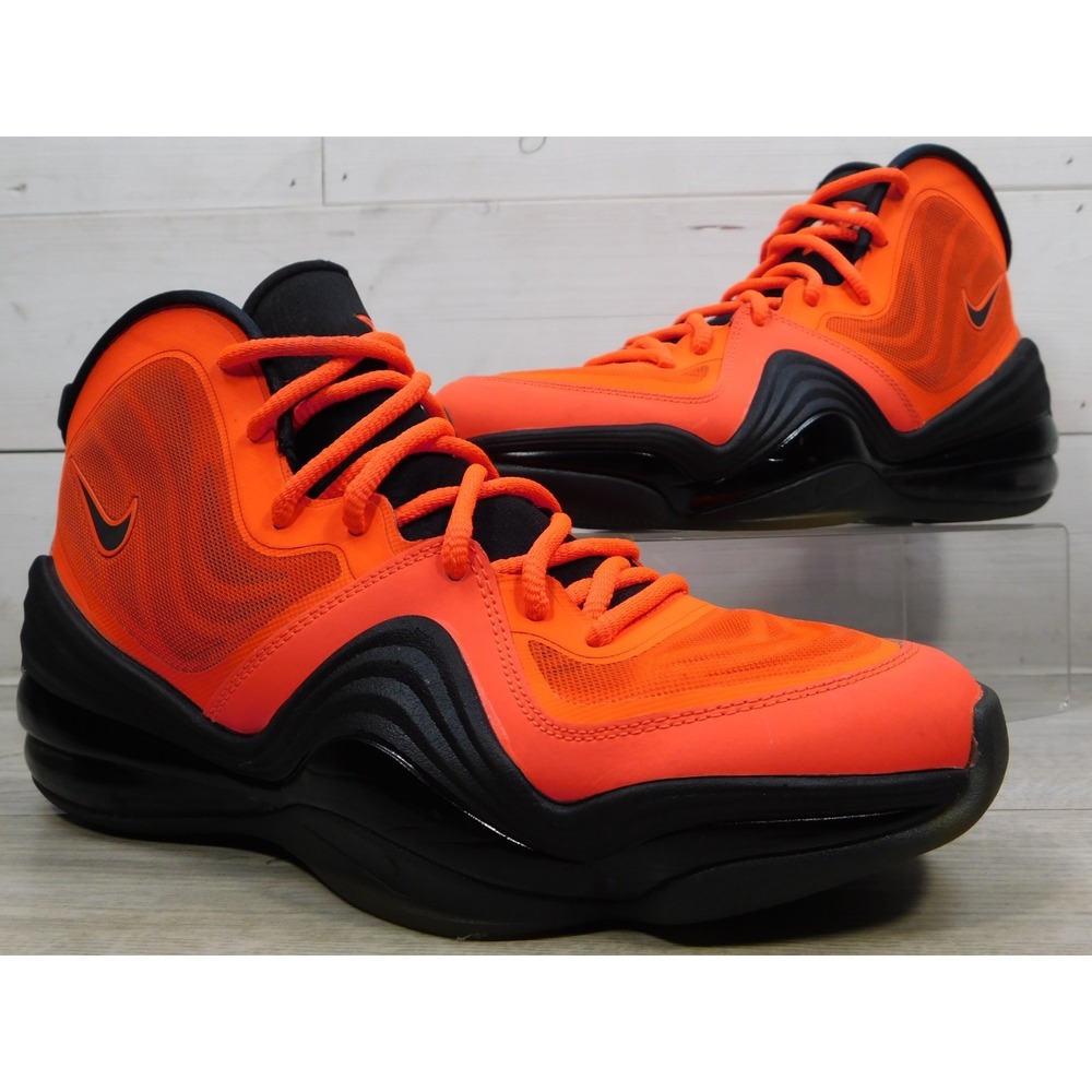 Nike Air Penny V Total Crimson Black 537331-800 Size 8 Mens Basketball